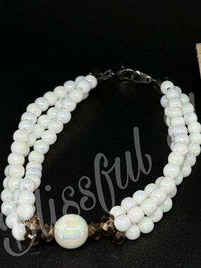 Twisted Pearl Bracelet & Earrings